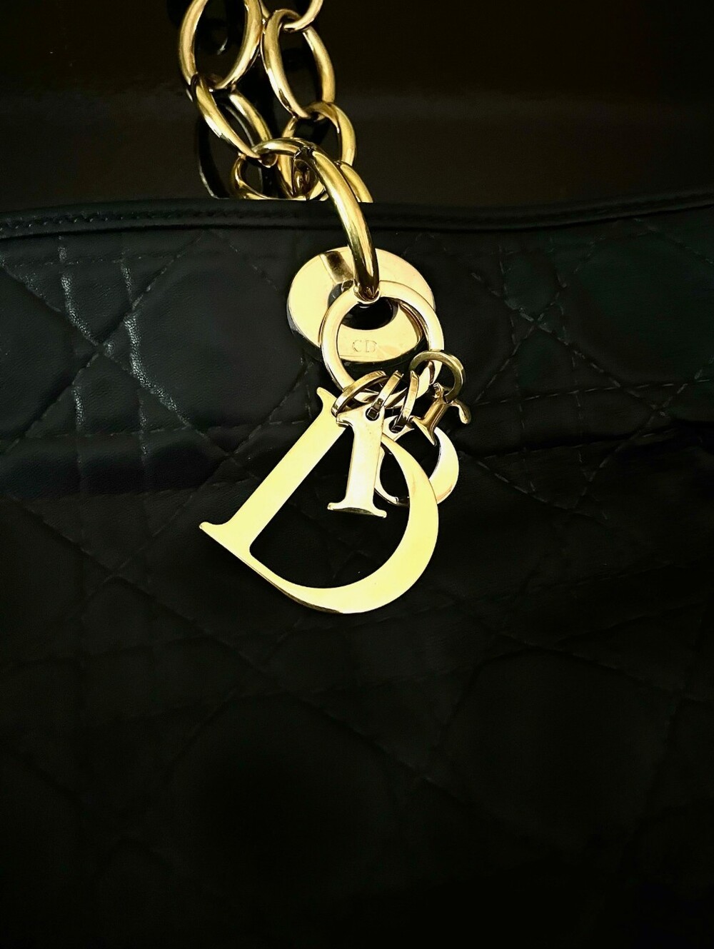 Dior Cannage Lambskin Soft Shopping Tote - Picture 3 of 5